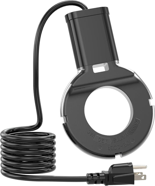 1000W Utility De-Icer, Submergible Bird Bath Heater De-icer, Chicken Water Heater, Stock Tank Heater for Livestock Poultry Birds, Cows, Horses, Wildlife Drinkingwith 10FT Power Cord, Black