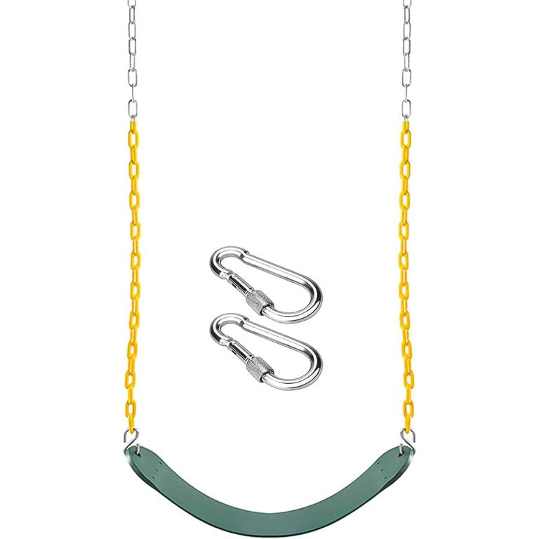 Blue Mars Heavy Duty Toddler Swing Set with Chain Coated Swing Seat Replacement Accessories for Kids Outdoor Play Playground Trees Swing