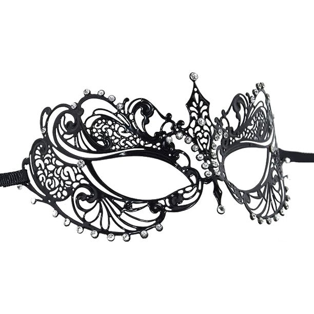 Blue Mars Set Masquerade Ball Mask Carnival Mardi Gras Prom Mask
