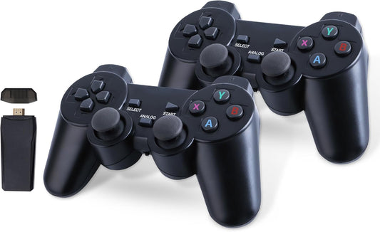 Game, Wireless Retro Game Console, Plug & Play Video TV Game with 14000+ Games Built-in, 64G, 4K HDMI Output, Dual 2.4G Wireless Controllers