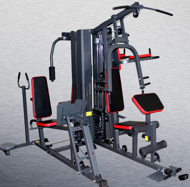 Muzikin Five person station comprehensive trainer combination trainer strength trainer household unit fitness equipment.