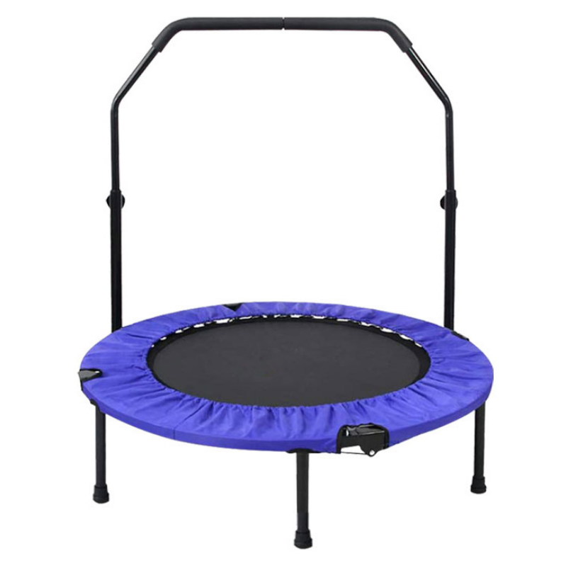 Muzikin Cross border children's household trampoline, adult exercise, fitness, bouncing bed, circular indoor sports, folding trampoline wholesale