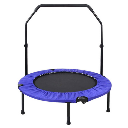 Muzikin Cross border children's household trampoline, adult exercise, fitness, bouncing bed, circular indoor sports, folding trampoline wholesale