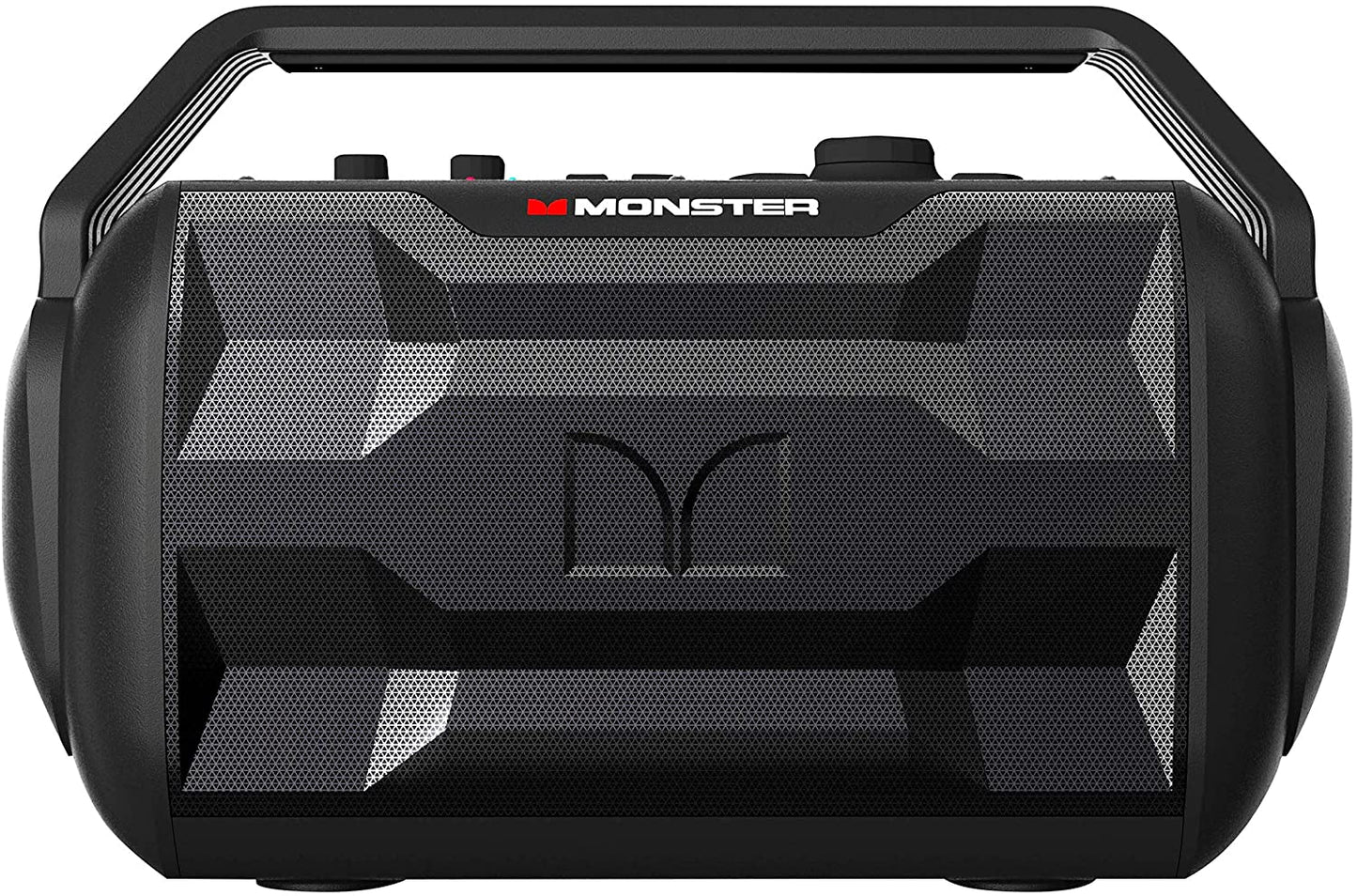 Monster Nomad | Portable Indoor/Outdoor Bluetooth and NFC Speaker, 30 Watts of Powerful Premium Sound, 30 Hours of Playtime, IPX4 Water Resistant, USB Port and Microphone/Guitar Input (Black)