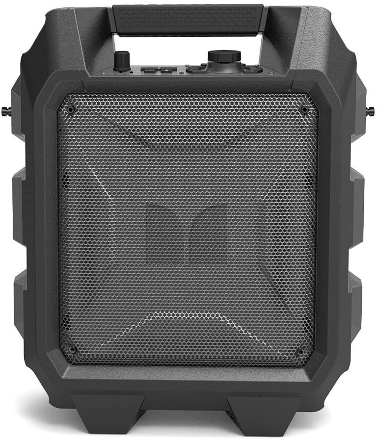 Monster Rockin' Roller Mini | Portable Bluetooth Wireless Speaker, 60 Watts, up to 36 Hours Playtime, Mic/Guitar Input, Water Resistant