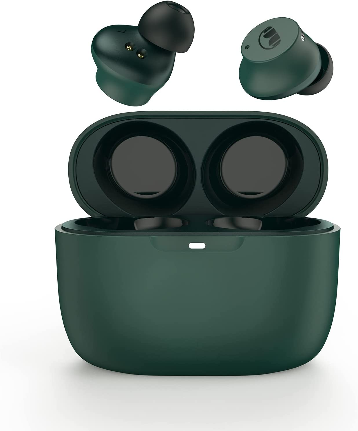 Monster N-Lite 200 AirLinks Bluetooth Earphones, Wireless Earbuds with Wireless Charging, Lightweight in-Ear Headphones Stereo Premium Deep Bass, Built-in Mic Noise Reduction Waterproof for Sports.